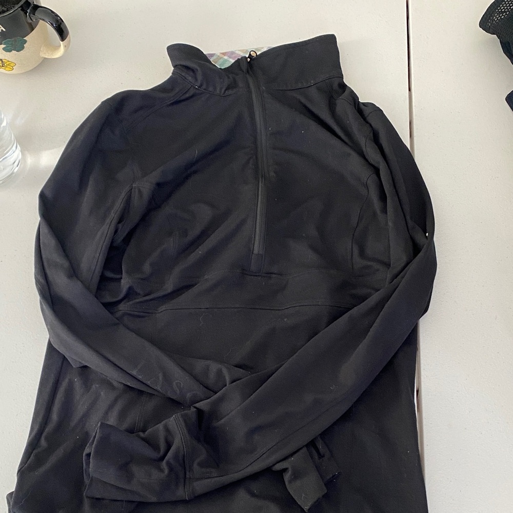 Lascaux Equestrian Black Quarter-Zip Pullover